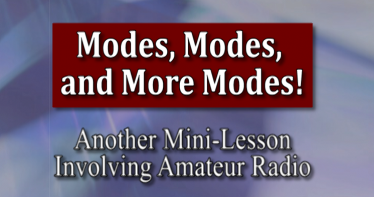 Modes, Modes, and More Modes