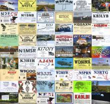 Montage of K9L QSL Cards