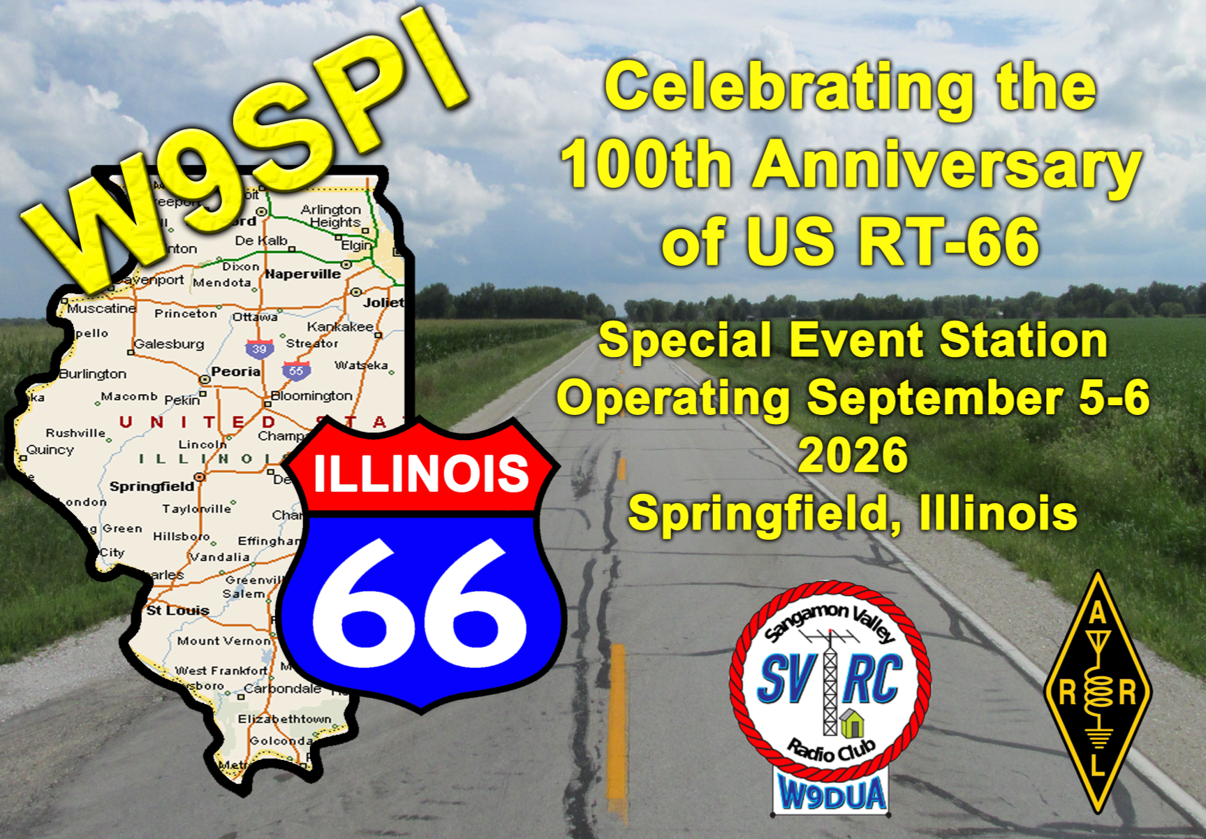SVRC W9SPI Celebrating 100 years of RT 66