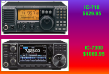 ICOM 718, IC-7300 